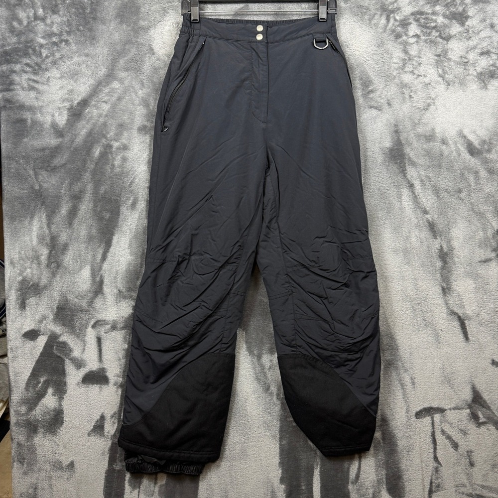 LL Bean Snow Pants Womens Small Black Insulated Ski Winter Trousers Outdoor Gear